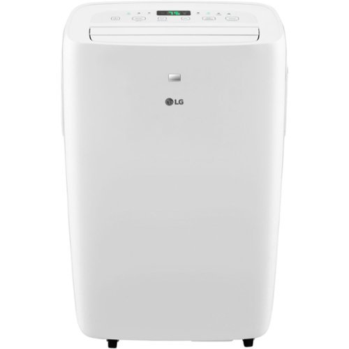 LG - 250 Sq. Ft. 6,000 BTU DOE Portable Air Conditioner - White-Front_Standard 