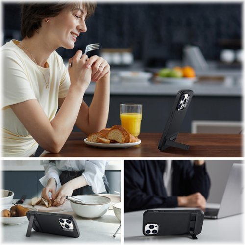 SaharaCase AirShield Boost Kickstand Series Case for Apple iPhone 14 Pro Max - Black WHERE TO BUY