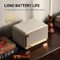 Edifier - D32 Portable Bluetooth 5.3 Wireless Speaker with Apple AirPlay High Resolution Audio and 11 Hour Battery Life - Ivory-Front_Standard