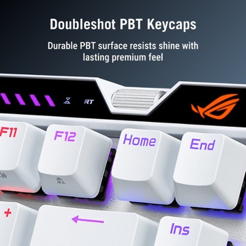 ASUS ROG Falchion Ace 75% Wired Magnetic Hall Effect RGB Gaming Keyboard with Hot-Swappable ROG HFX V2 Switches - White WORLDWIDE DELIVERY