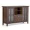 Simpli Home - Artisan SOLID WOOD Tall TV Media Stand For TVs up to 60 in - Natural Aged Brown-Front_Standard