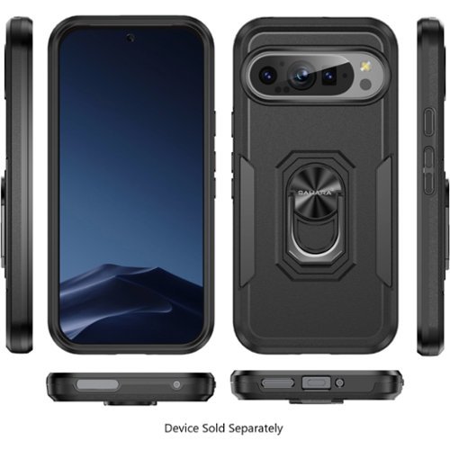 SAHARACASE RAIDER SERIES HEAVY-DUTY CASE FOR GOOGLE PIXEL 9 AND 9 PRO - SCORPION BLACK GLOBAL SHIPPING