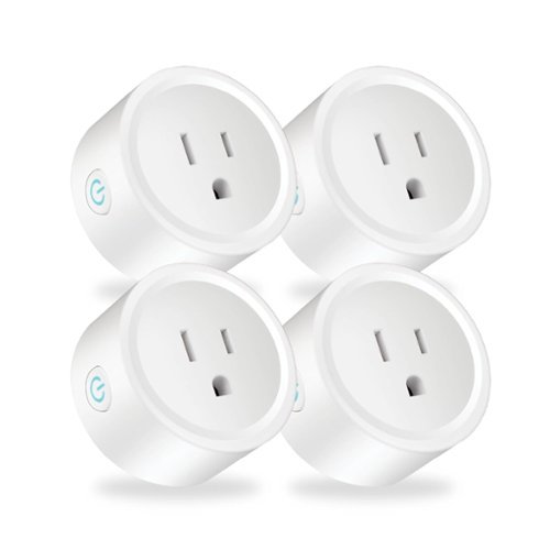 Osprey - Smart Plug, Wi-Fi Outlet Socket Compatible with Alexa and Google Home, 16A (4 pcs) - White-Front_Standard 