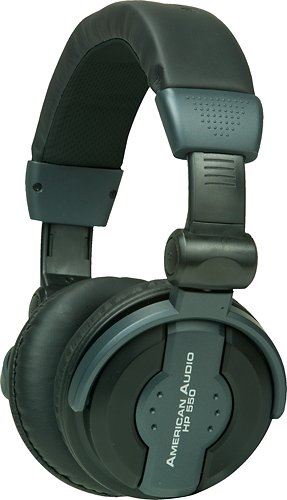 American Audio - Pro Wired DJ Headphones - Black
