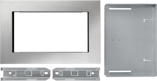  Whirlpool - 29.8&quot; Trim Kit for Microwaves - Stainless Steel