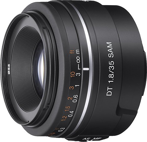  Sony - DT 35mm f/1.8 A-Mount Standard Lens - Black