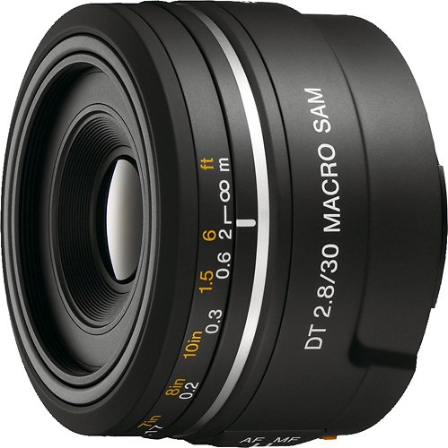  Sony - DT 30mm f/2.8 A-Mount Macro Lens - Black
