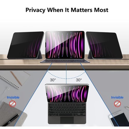 SaharaCase HD Privacy Glass Screen Protector for Apple iPad Pro 11 (2nd, 3rd, and 4th Gen 2020-2022) - Clear GLOBAL SHIPPING