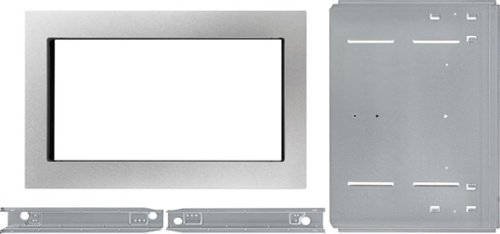 27" Trim Kit for Select KitchenAid microwaves - Stainless steel