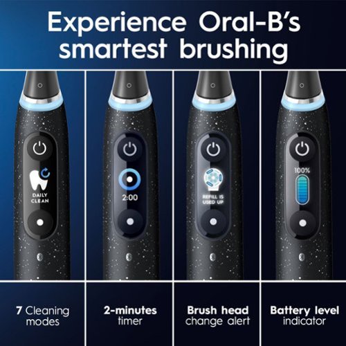 Oral B iO Series 10 Rechargeable Electric Toothbrush Black iO10