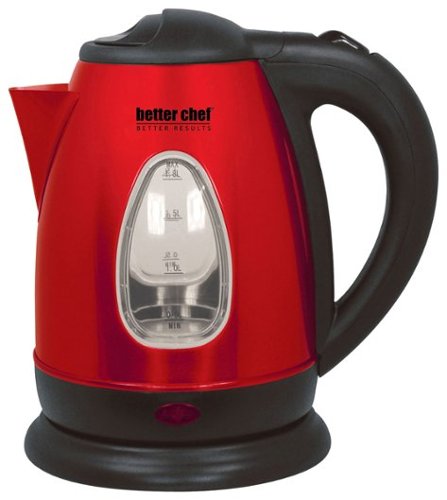  Better Chef - 1.8L Cordless Electric Kettle - Red