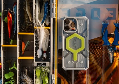 UAG Pathfinder Clear Case with Magsafe for Apple iPhone 16 Pro Max - Active Neon GLOBAL SHIPPING