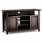 Simpli Home - Amherst TV Cabinet for Most TVs Up to 60" - Dark Brown-Front_Standard