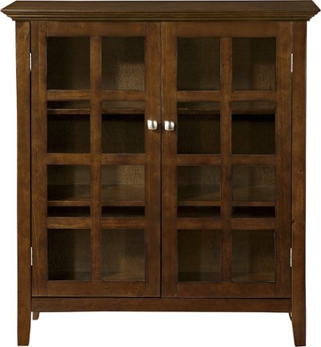 Simpli Home - Acadian Media Cabinet for Most Flat-Panel TVs Up to 42" - Multi-Front_Standard 