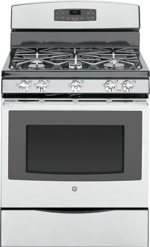  GE - 30&quot; Self-Cleaning Freestanding Gas Range - Stainless steel