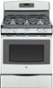 GE - 30" Self-Cleaning Freestanding Gas Range - Stainless steel-Front_Standard