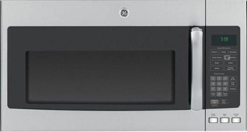  GE - 1.9 Cu. Ft. Over-the-Range Microwave - Stainless-Steel with Gray Accents