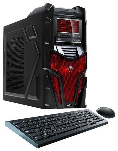  CybertronPC - Mechatron Desktop - AMD FX-Series - 16GB Memory - 1TB Hard Drive - Red