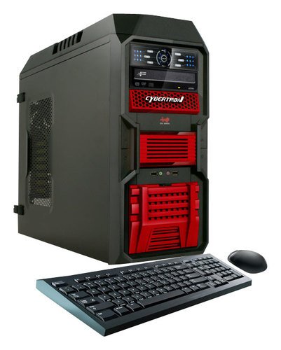  CybertronPC - Kombat X Desktop - AMD FX-Series - 16GB Memory - 1TB Hard Drive - Red
