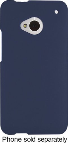 Rocketfish™ - Hard Shell Case for HTC One Cell Phones - Blue-Front_Standard 