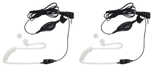  Motorola - Surveillance Earbud Headphones (2-Pack) - Black