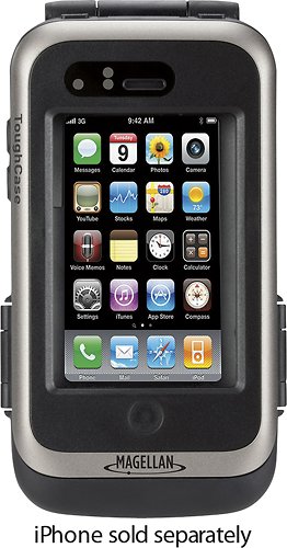 Magellan - ToughCase for Apple® iPhone® and iPod® touch - Black-Front_Standard