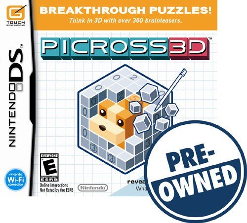  Pre-Owned Picross 3D - Nintendo DS