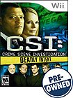  CSI: Deadly Intent — PRE-OWNED - Nintendo Wii