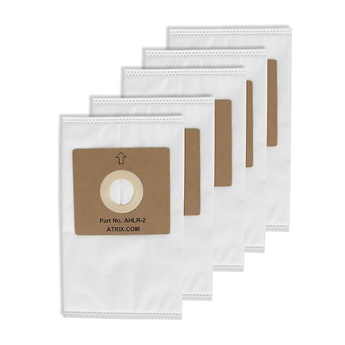 HEPA Filter Bags for Atrix Little Red AHSC-1 Canister Vacuums (5-Pack) - White
