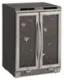 Front. Avanti - 19-Bottle Wine Cooler - Stainless steel.