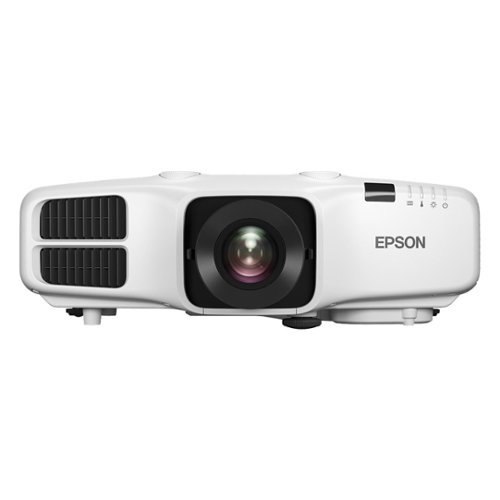 Epson - PowerLite XGA 3LCD Projector - White-Front_Standard 