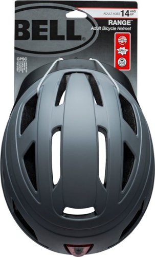Bell Range Hardshell Lighted Helmet for Bike and Scooter - Medium - Asphalt SHOP ONLINE