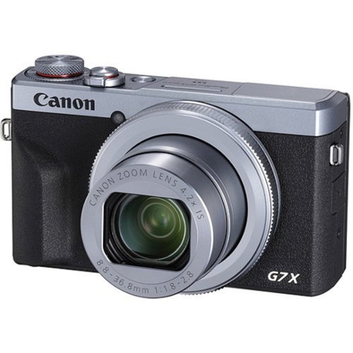 Canon - PowerShot G7 X Mark III Digital Camera (Silver) - 3638C001-Front_Standard 