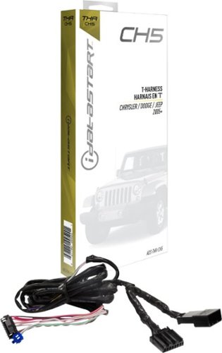  iDataStart - T-Harness for Select Chrysler, Dodge, Jeep, and Ram Vehicles - Black