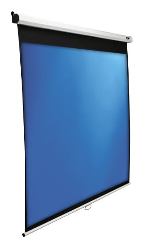 Elite Screens - MaxWhite Manual Series Home Cinema Manual Pull Down Screen - White-Front_Standard 