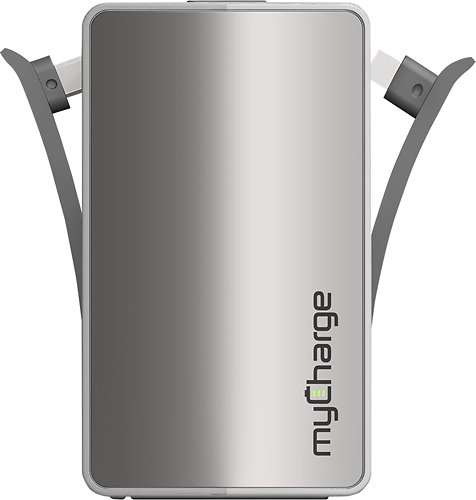  myCharge - Hub 3000 Rechargeable Power Bank - Silver