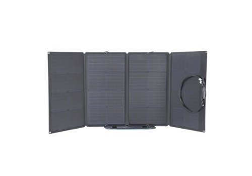 EcoFlow - Foldable 160W Solar Panel - Black-Front_Standard 