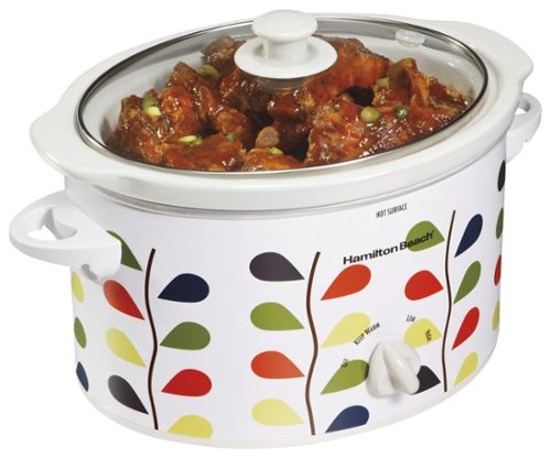 Hamilton Beach - 3-Quart Slow Cooker - White-Angle_Standard 