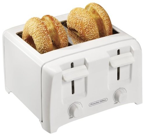  Proctor Silex - 4-Slice Toaster - White