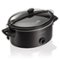 Hamilton Beach - Stay or Go 6 Quart Slow Cooker - Black-Front_Standard