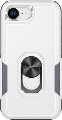 SaharaCase - Raider Series Heavy Duty Kickstand Case for Apple iPhone 16e - Fossil White-Front_Standard 