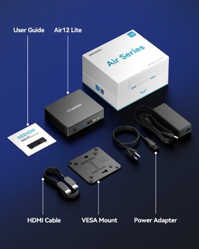 Geekom Air12 Lite Mini PC, Intel 12th Gen Alder Lake N100 Mini