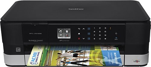  Brother - Business Smart Series Network-Ready Wireless All-In-One Printer - Black