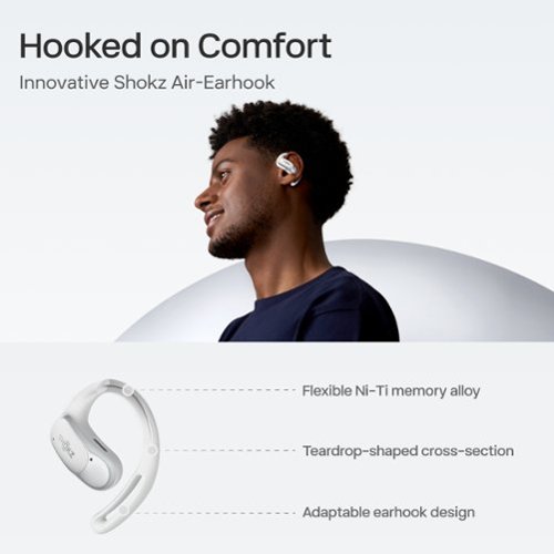 Shokz OpenFit Air Open-Ear True Wireless Earbuds - White GLOBAL SHIPPING
