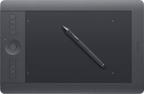  Wacom - Intuos Professional Pen and Medium Touch Tablet - Black