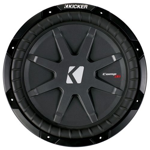  KICKER - CompRT 12&quot; Dual-Voice-Coil 2-Ohm Subwoofer - Black