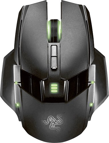  Razer - Ouroboros Wireless Laser Gaming Mouse - Black