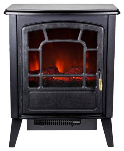  Warm House - Bern Floorstanding Electric Fireplace - Black