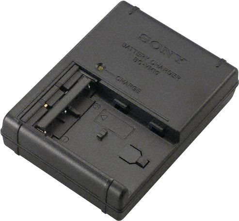 Sony - Battery Charger - Black-Front_Standard 