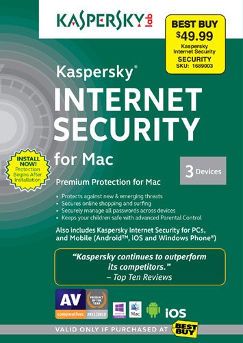  Kaspersky Internet Security 2015 - Mac - Mac OS, Windows